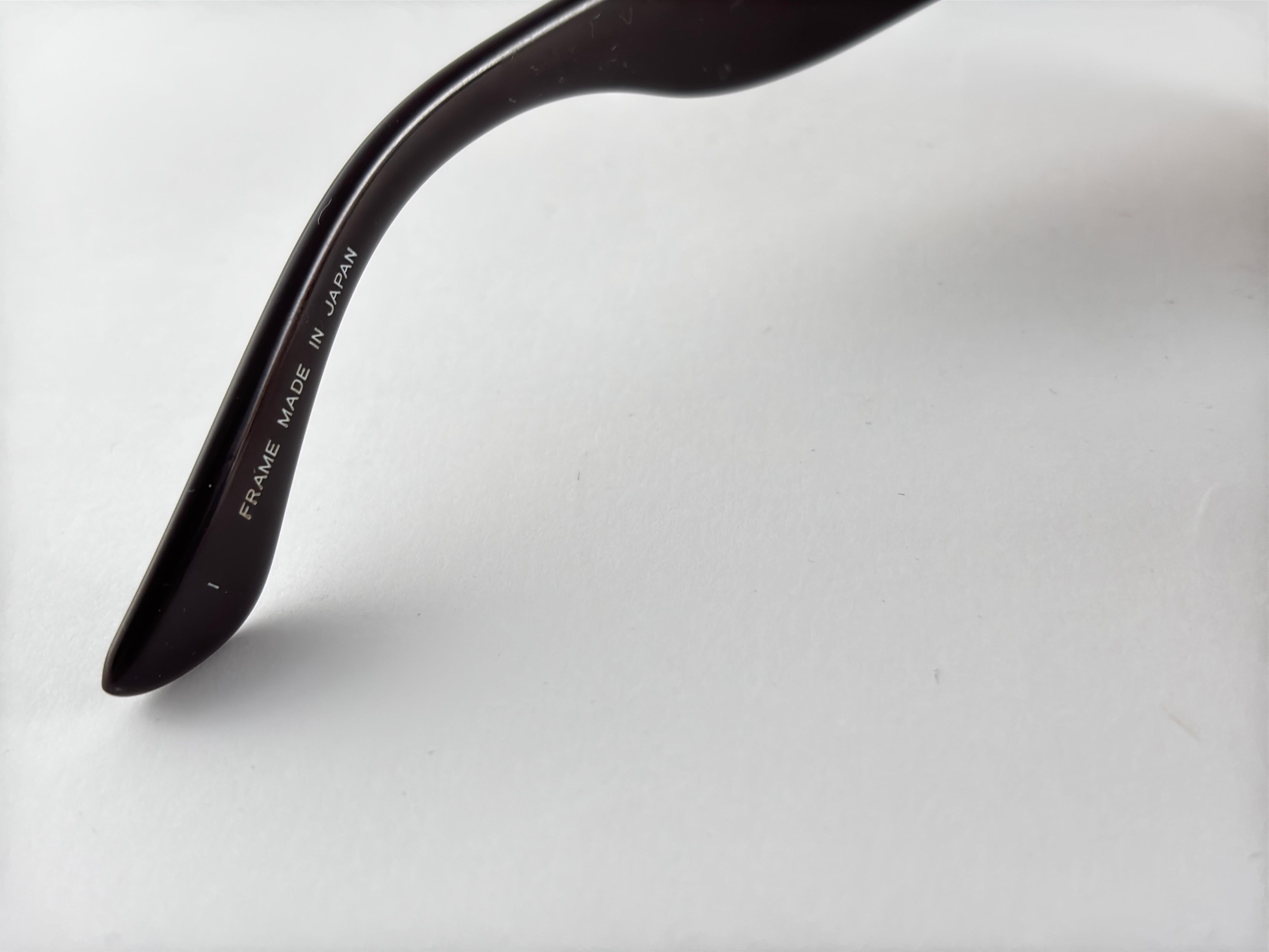 Vintage Yohji Yamamoto 52 4203 1990's Made in Japan Sunglasses In Excellent Condition For Sale In Baleares, Baleares