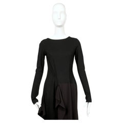 Robe à manches longues en laine Yohji Yamamoto Michiko by Y's vintage