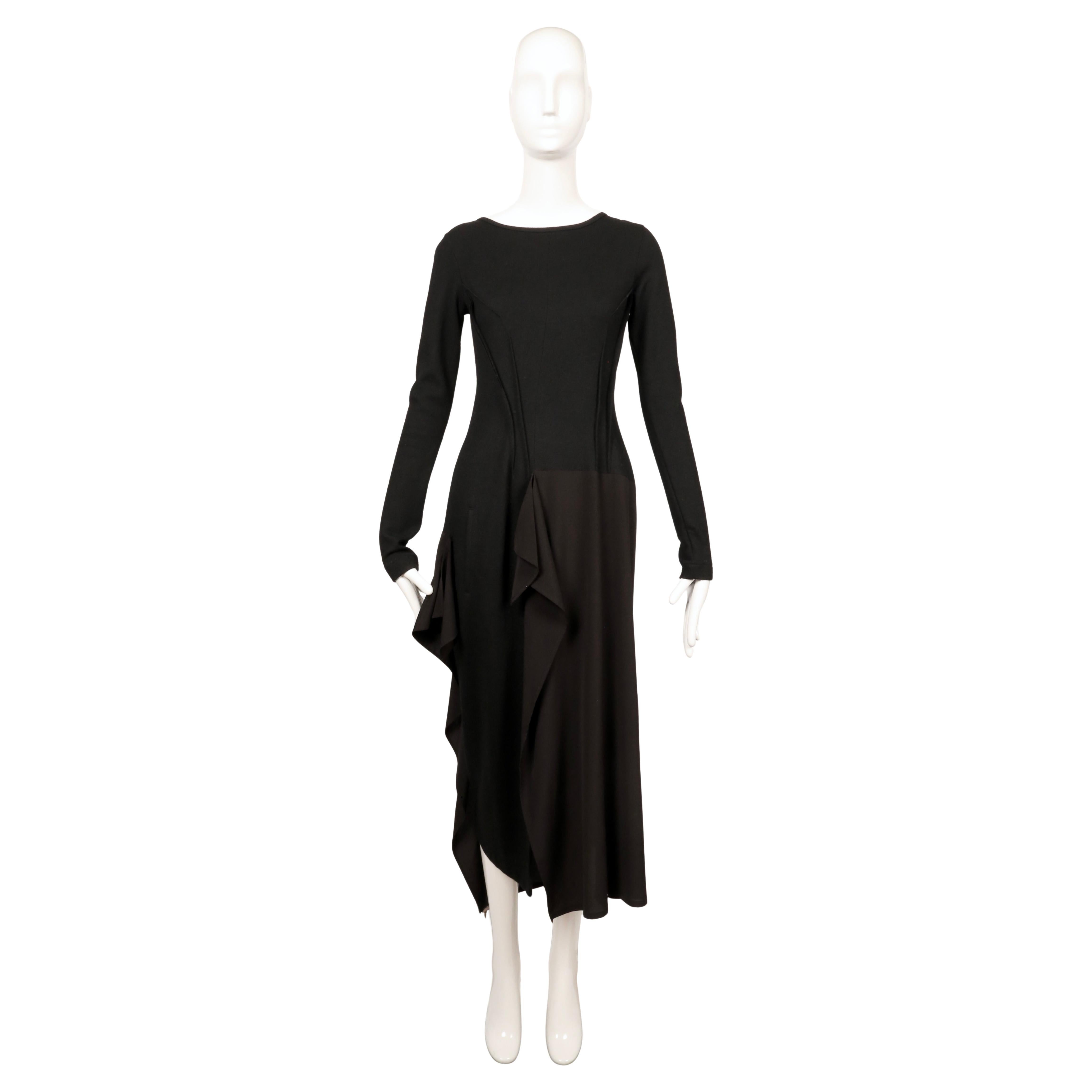 Robe à manches longues en laine Yohji Yamamoto Michiko by Y
s vintage