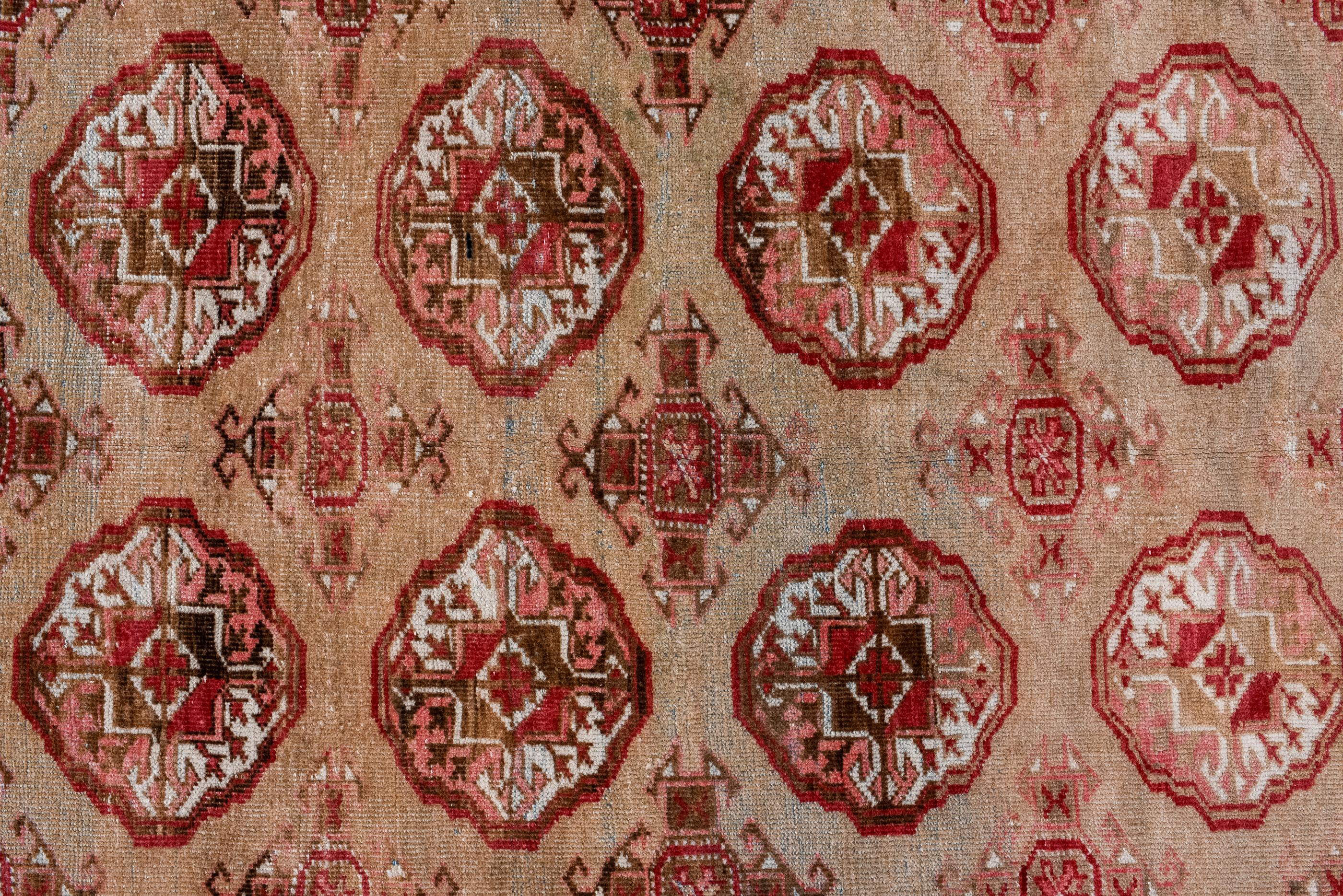 Alter Yomud-Teppich mit braunem Feld (Handgeknüpft) im Angebot