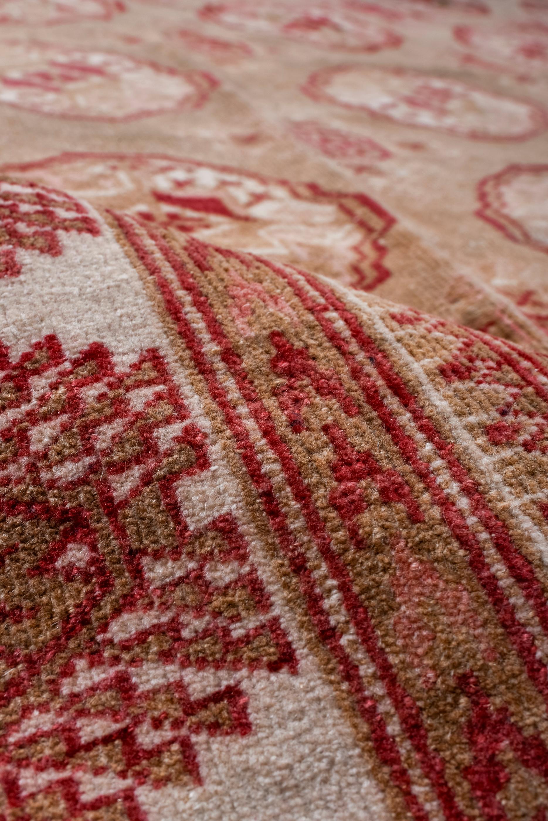 Alter Yomud-Teppich mit braunem Feld (Wolle) im Angebot