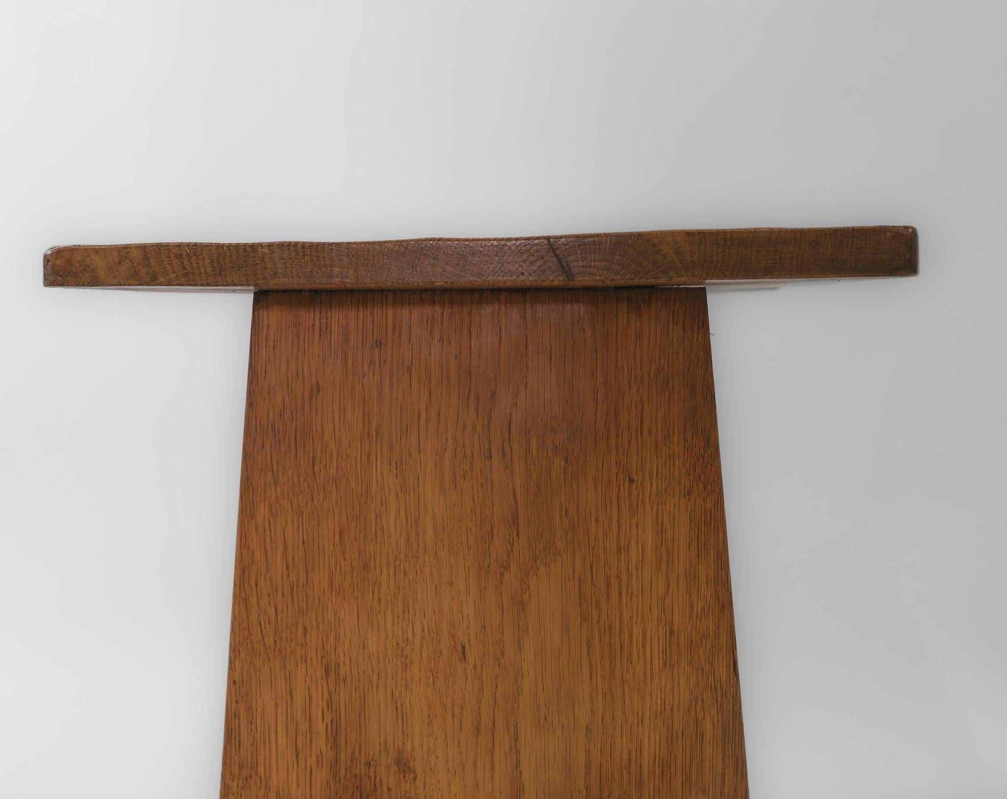 Vintage Yorkshire Adzed Oak Coffee Table By Gnomeman Circa 1960 For Sale 6