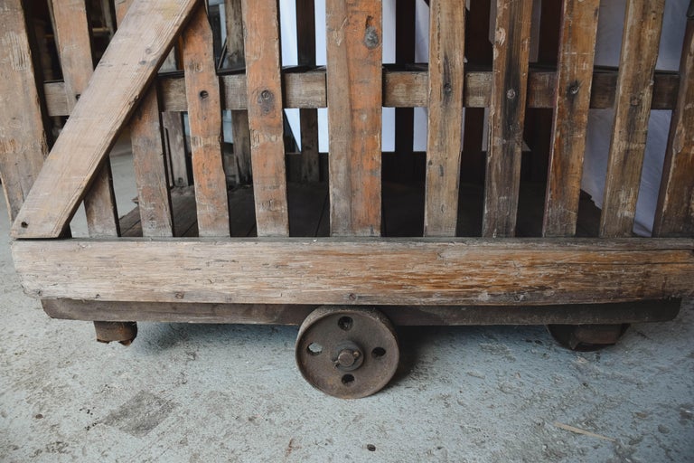 Vintage Yorkshire Paper Mill Cart at 1stDibs