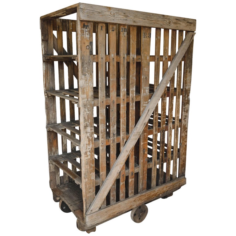 Vintage Yorkshire Paper Mill Cart at 1stDibs