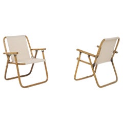 Vintage Yota and Bamboo Outdoor Chairs