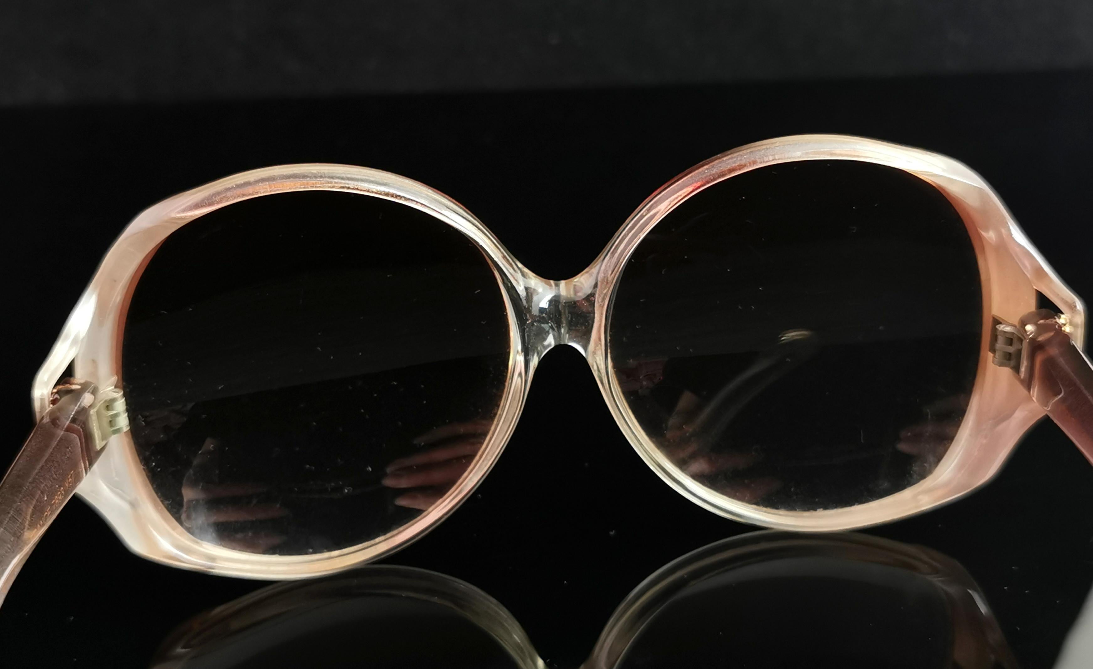 Vintage YSL oversized sunglasses, c1980ss  1