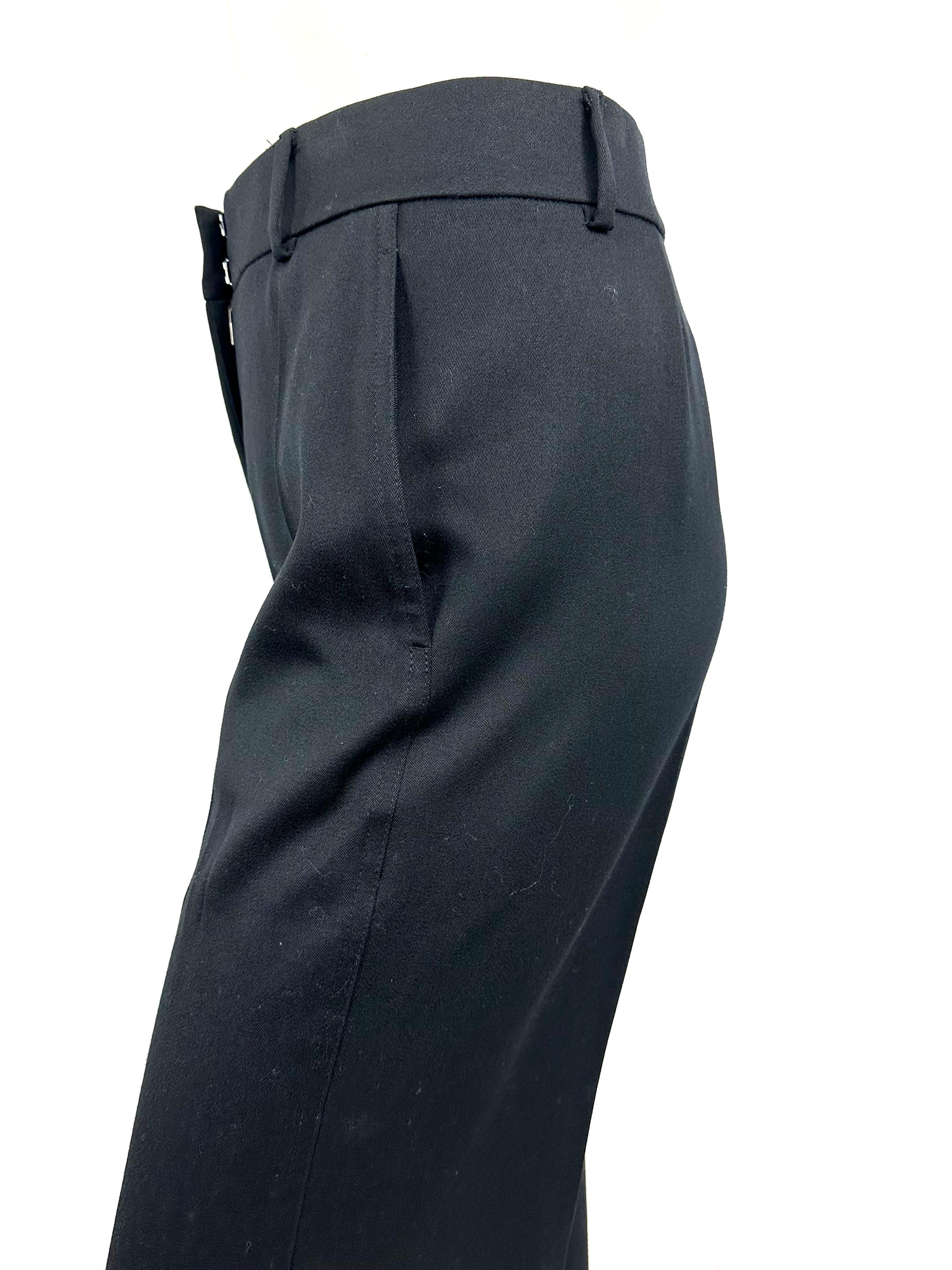 Vintage Ysl pants by Tom Ford in black wool from FW2003 collection In Good Condition For Sale In L'ESCALA, ES