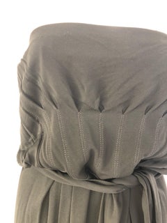 Vintage YSL strapless gown