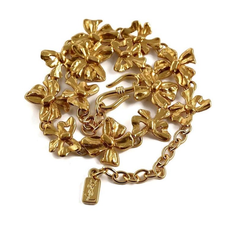 saint laurent cuban link necklace