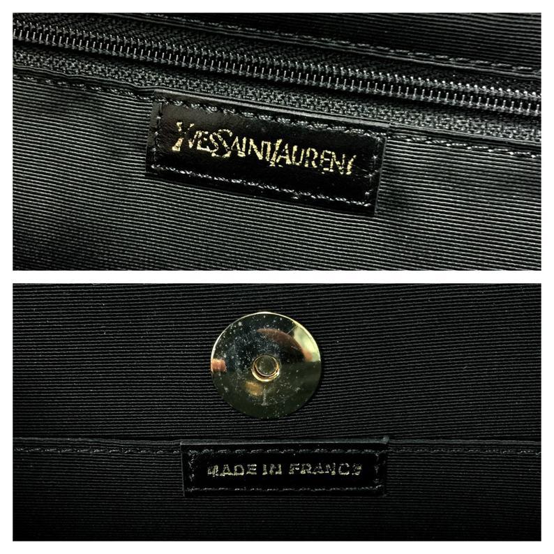 Women's Vintage YSL Yves Saint Laurent Disc Beaded Fringe Wood Top Handle Hand Bag For Sale
