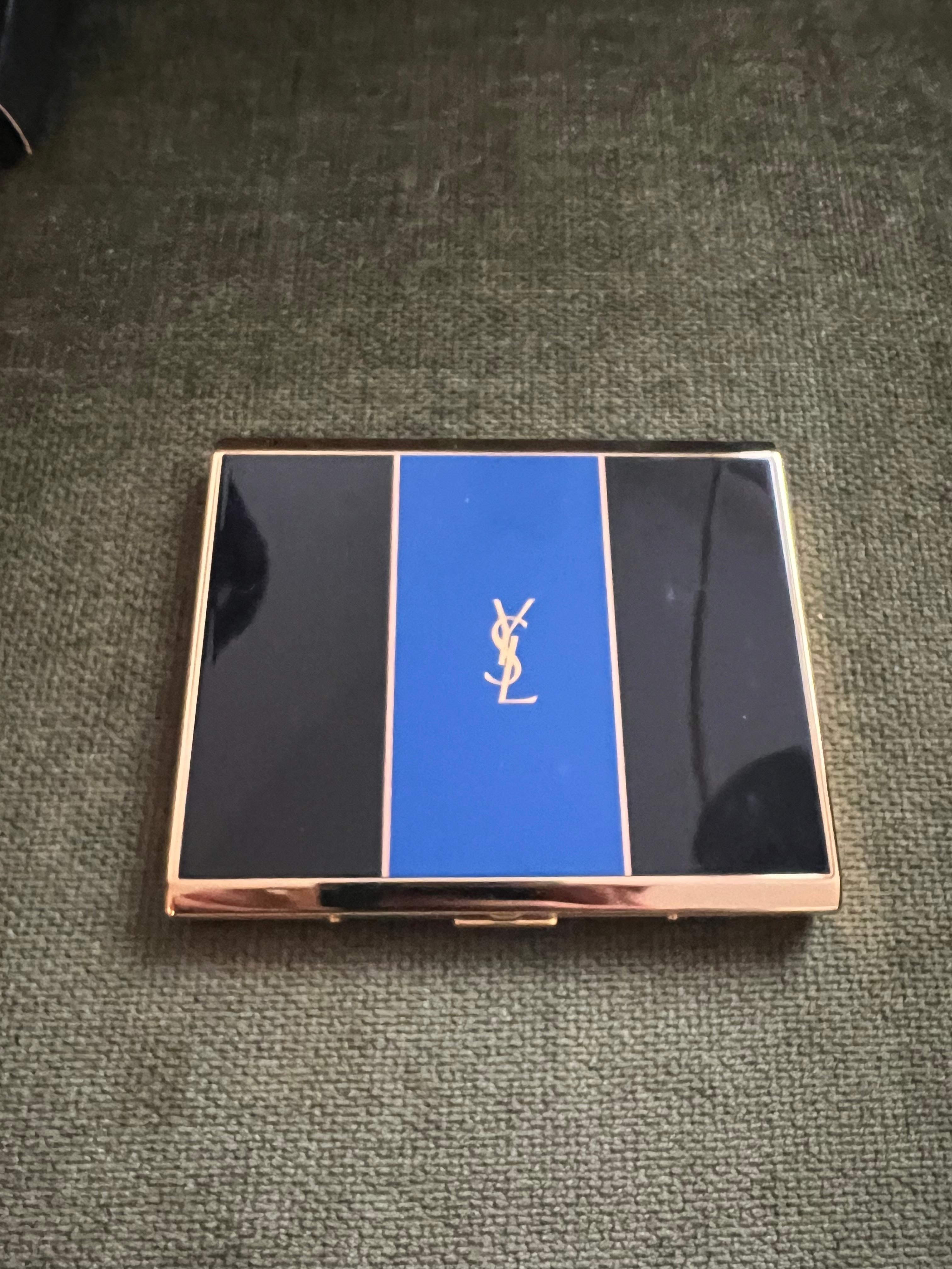 Vintage “YSL” Yves Saint Laurent Retro Cigarette Case, Circa 1980s Original Case For Sale 6