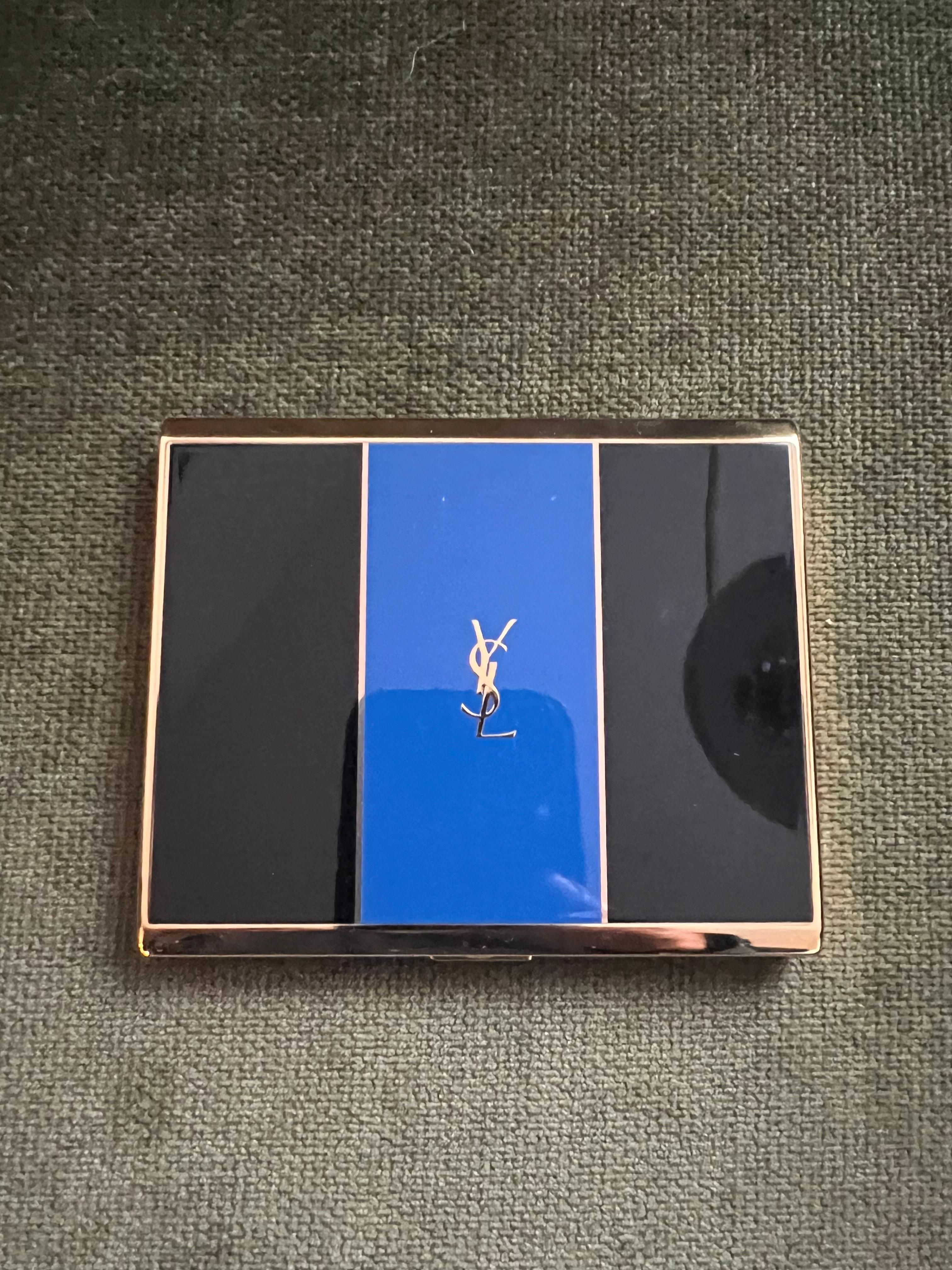 Vintage “YSL” Yves Saint Laurent Retro Cigarette Case, Circa 1980s Original Case For Sale 7