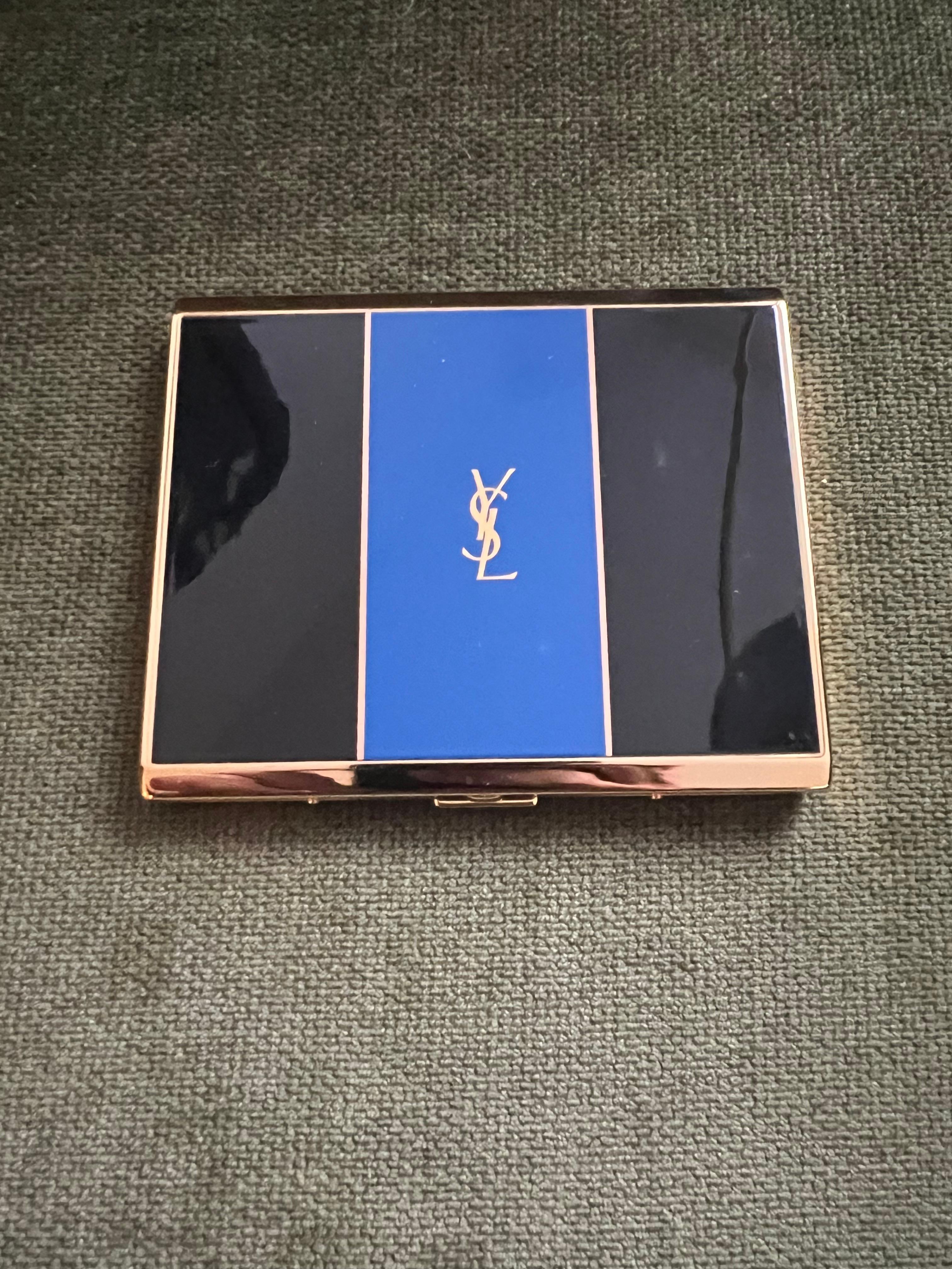 Vintage “YSL” Yves Saint Laurent Retro Cigarette Case, Circa 1980s Original Case For Sale 8