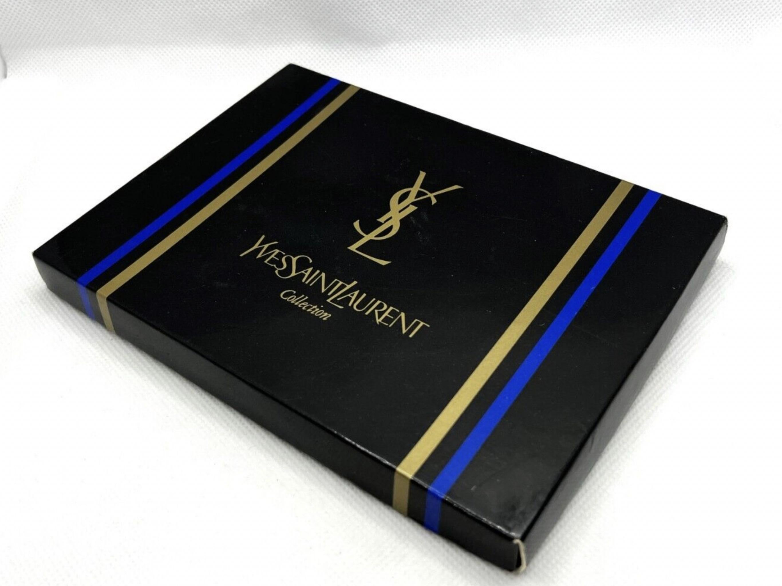 Vintage “YSL” Yves Saint Laurent Retro Cigarette Case, Circa 1980s Original Case For Sale 2