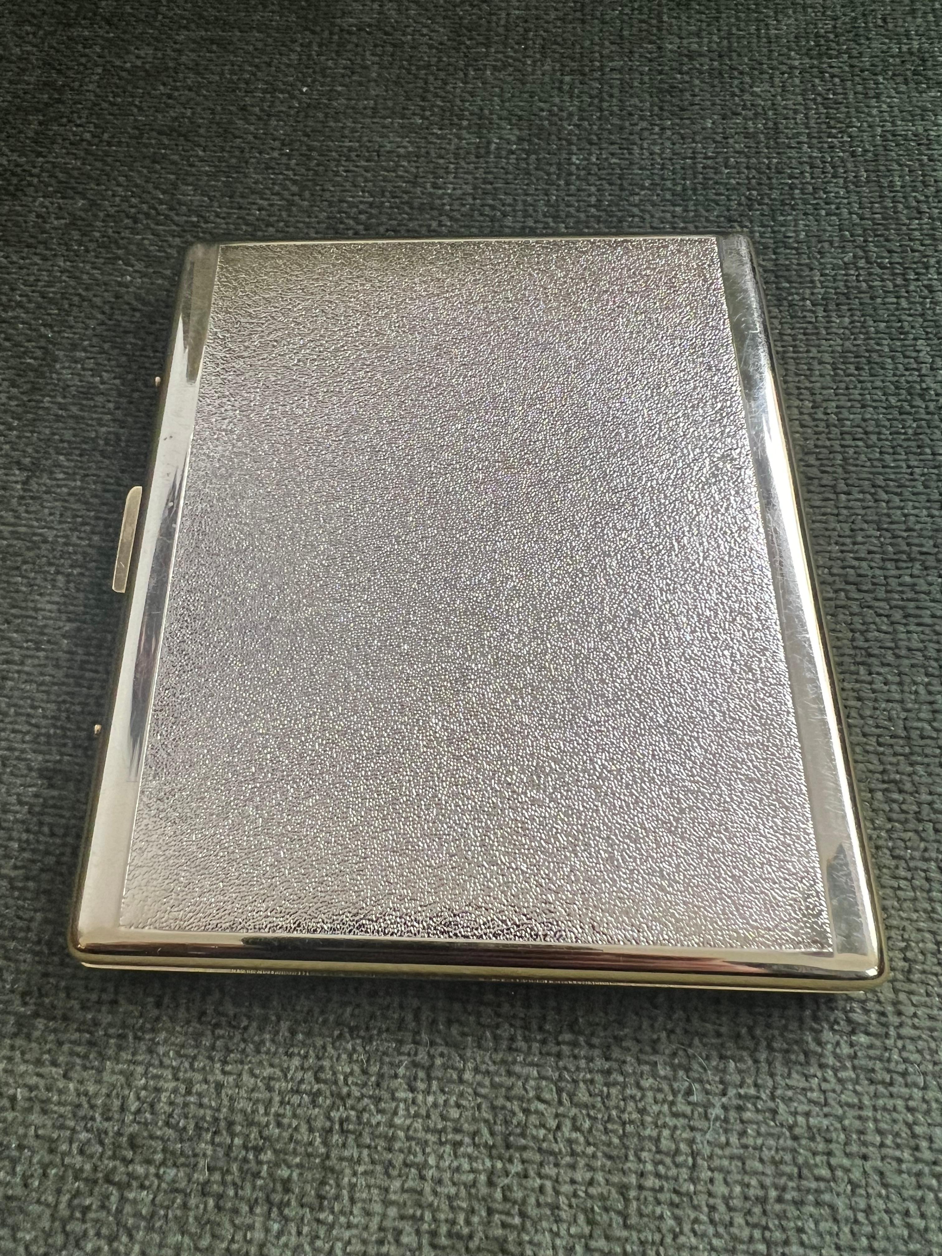 Vintage “YSL” Yves Saint Laurent Retro Cigarette Case & Dunhill Lighter Set 6