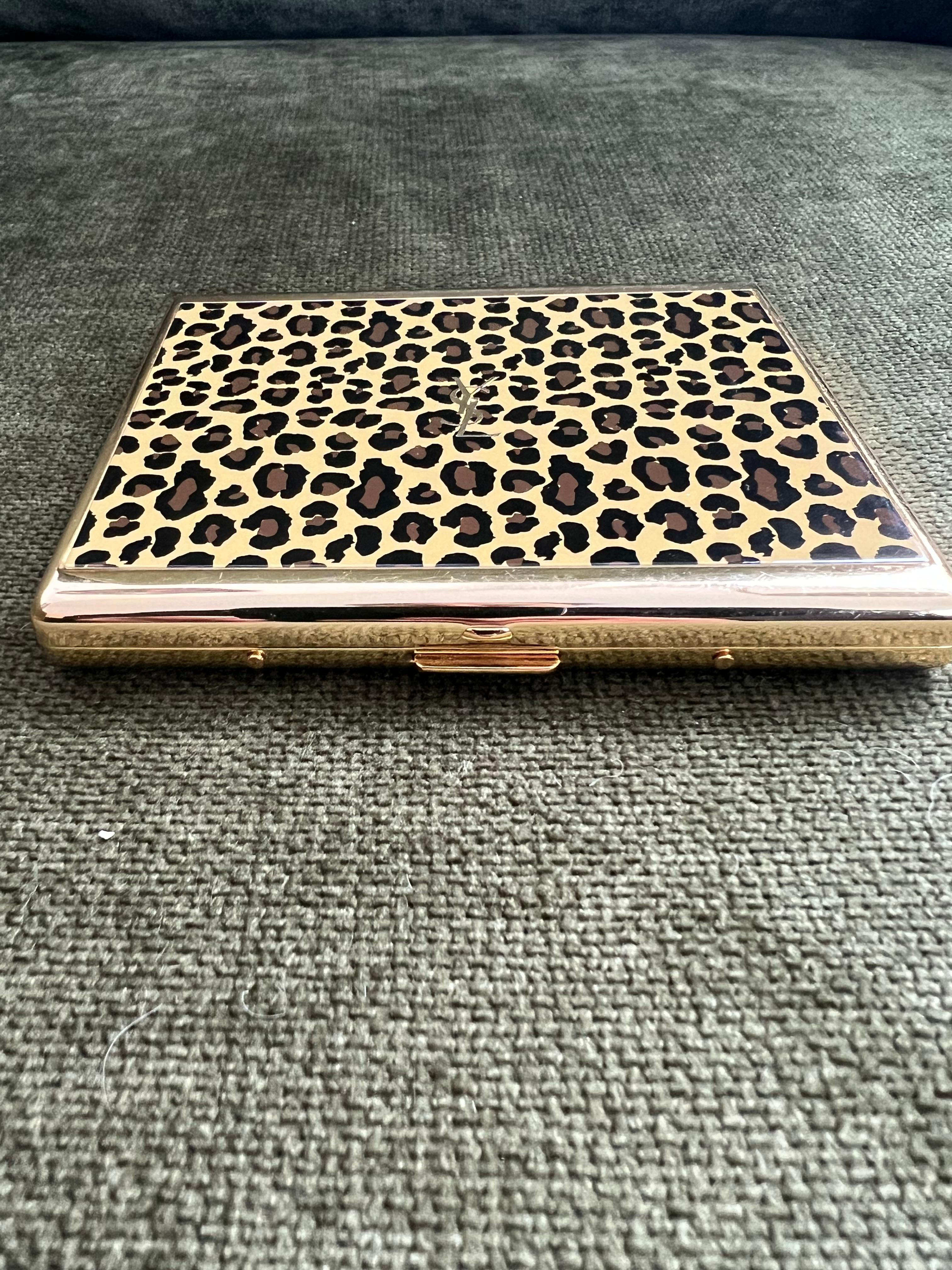 Vintage “YSL” Yves Saint Laurent Retro Cigarette Case & Dunhill Lighter Set 4