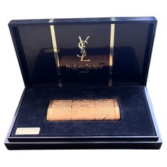 Vintage “YSL” Yves Saint Laurent Retro Cigarette Gold Tone Lighter, Circa 1980s