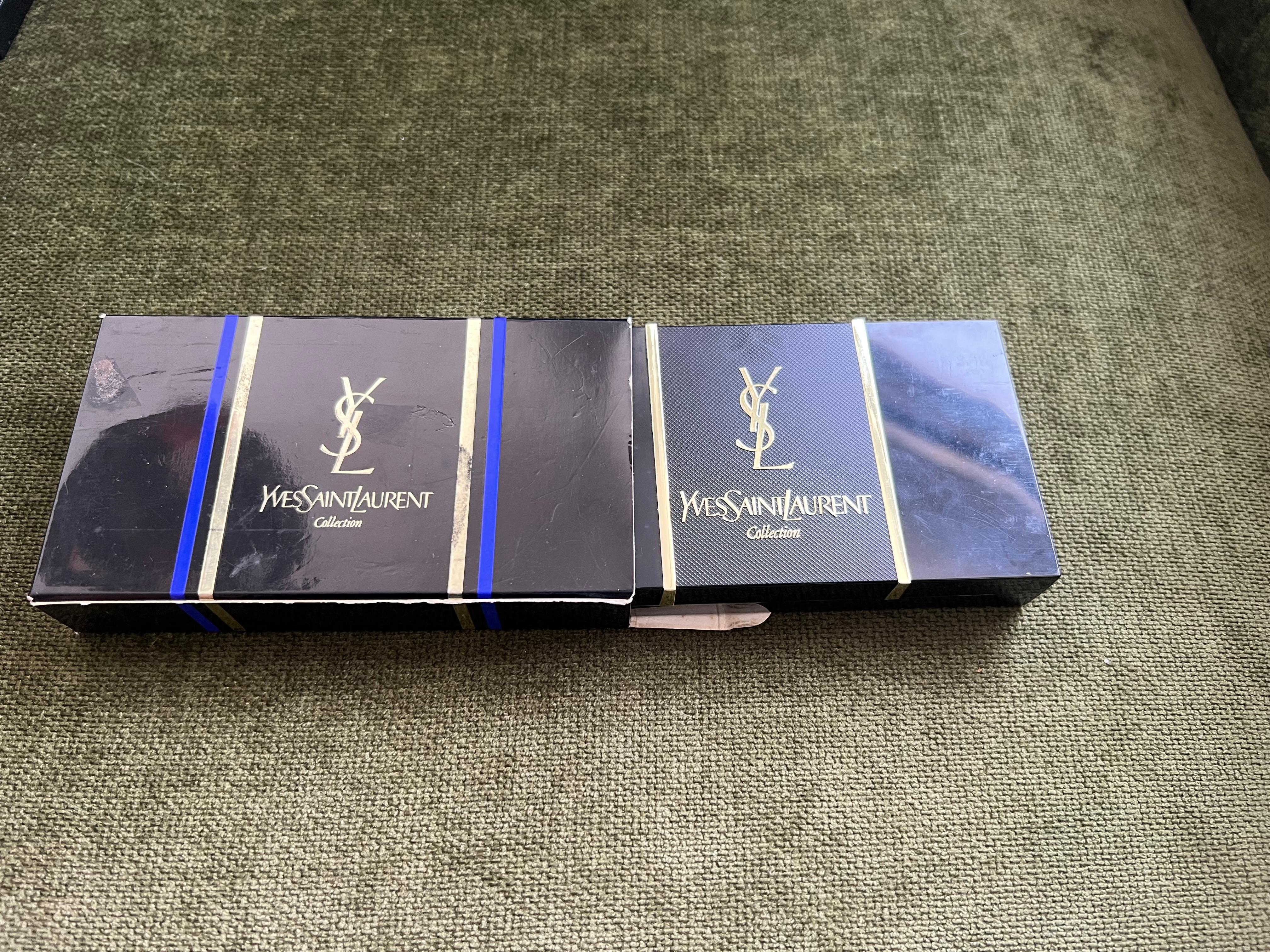 Vintage “YSL” Yves Saint Laurent Retro Cigarette Lighter, Circa 1980s Original C For Sale 7