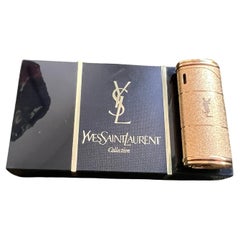 Vintage YSL Yves Saint Laurent Retro Zigarettenfeuerzeug, Vintage, Original C, ca. 1980er Jahre
