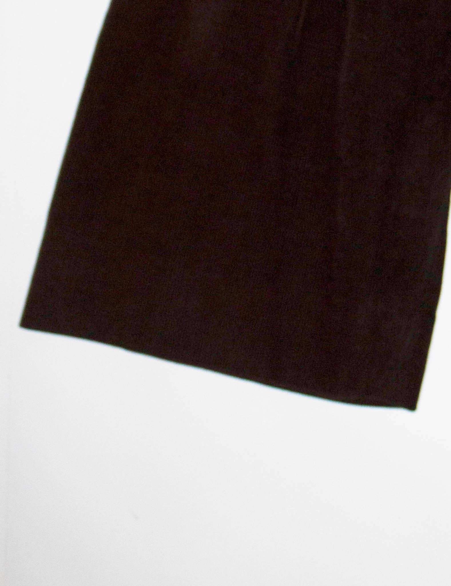 Black Vintage Yve Saint Laurent Corduroy  Shorts