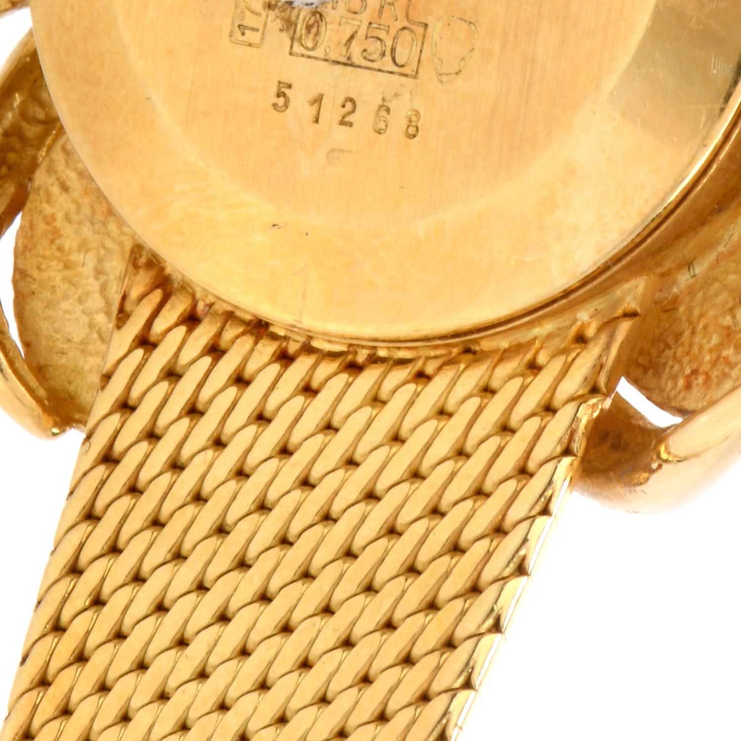 Modern Vintage Yves Saint Blaise Malachite 18 Karat Gold Mechanical Watch