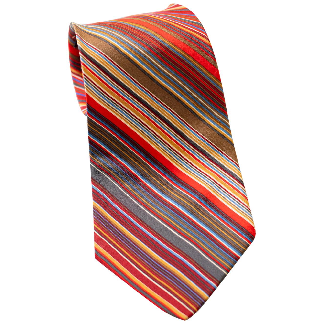 Vintage Yves Saint Laurent 100% silk elegant tie 