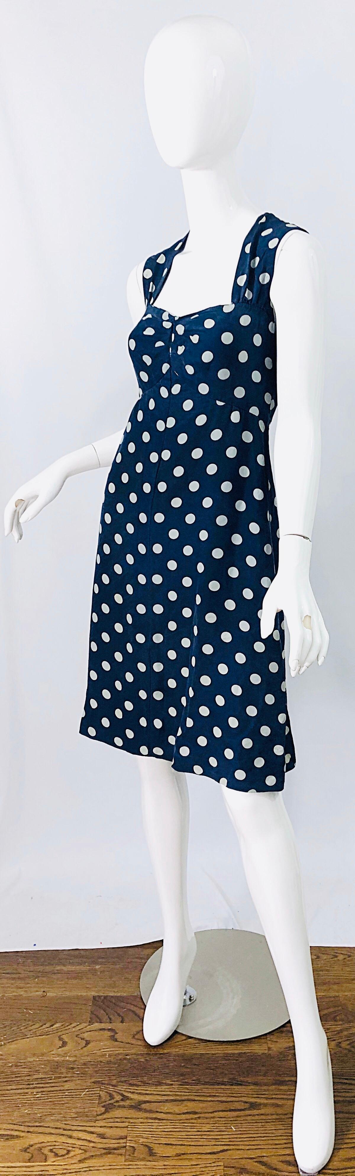 polka dot 80s dress