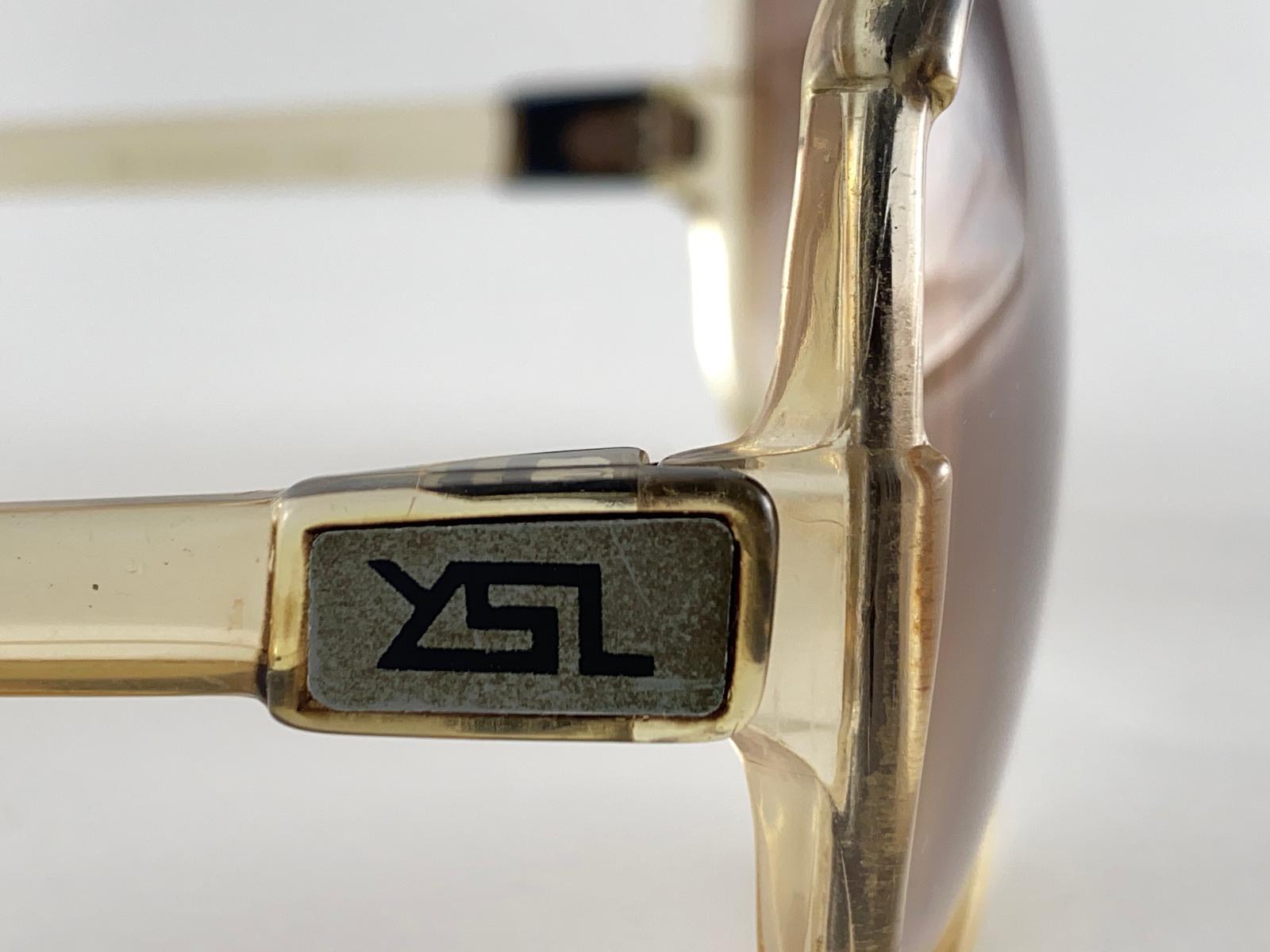 Vintage Yves Saint Laurent 7759 YSL Oversized 1980 Frankreich Sonnenbrille, Vintage, Vintage im Angebot 2