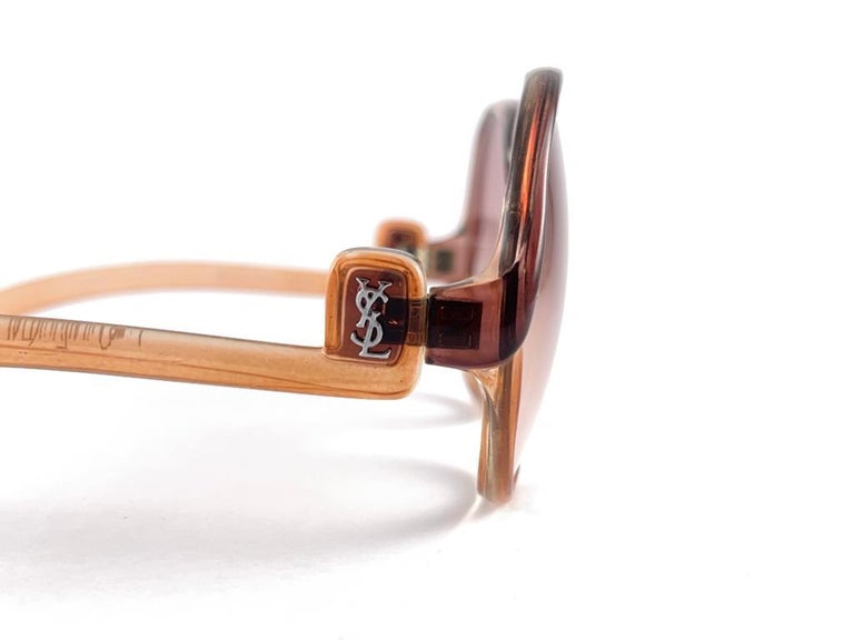 Vintage Yves Saint Laurent 7773 Multicolor Translucent frame 70'S