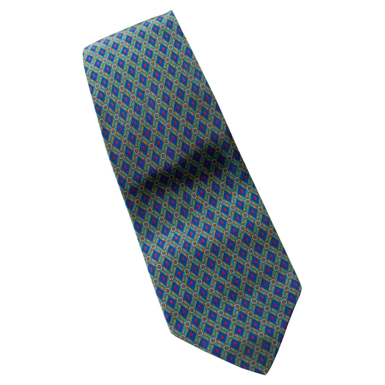 Vintage Yves Saint Laurent Krawatte aus Vollseide im Angebot