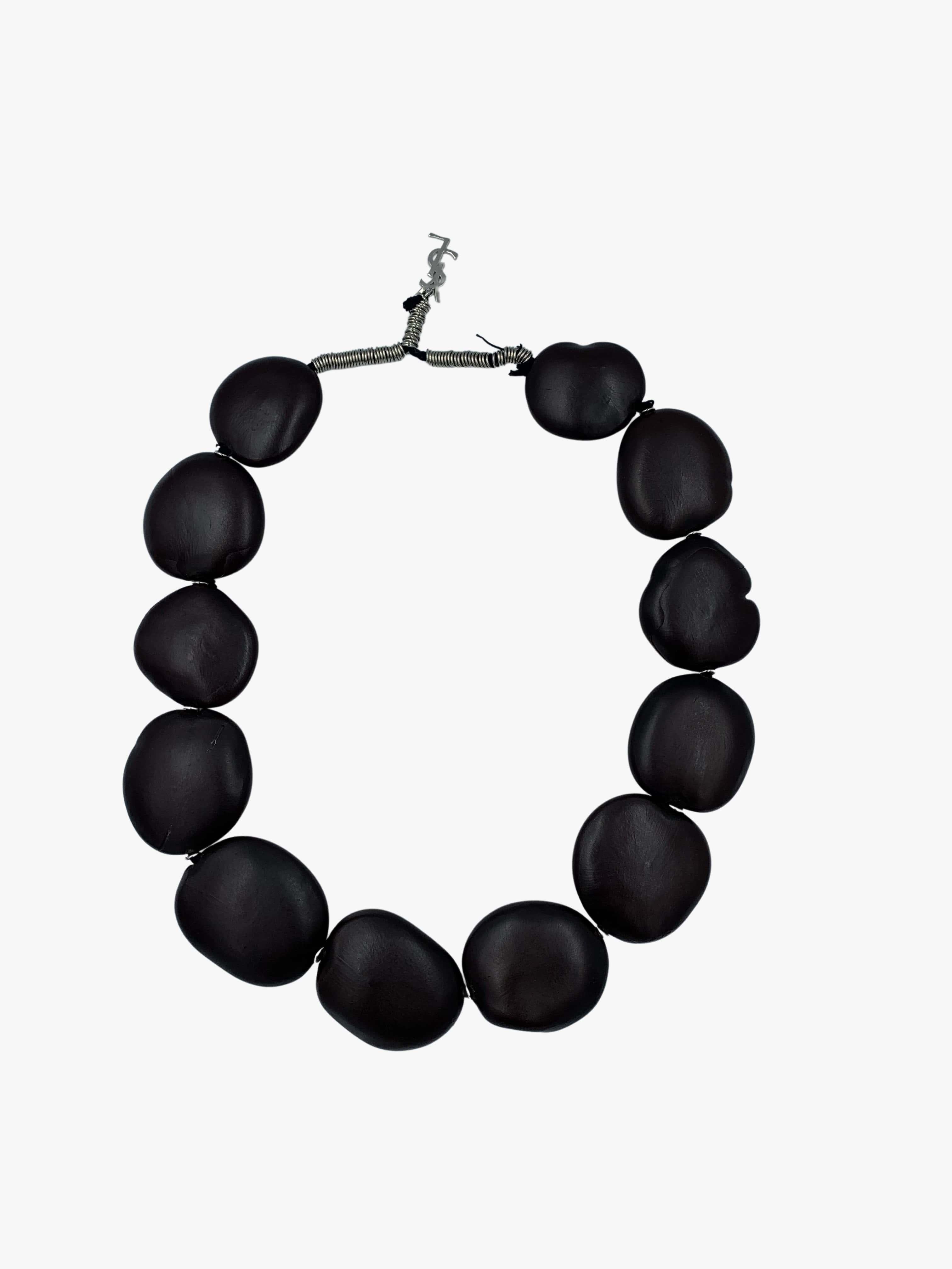 Vintage Yves Saint Laurent Beans Necklace, 1961 In Good Condition In New York, NY