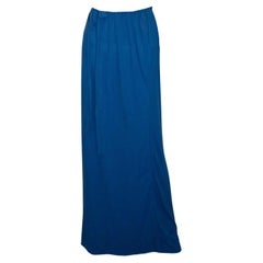 Vintage Yves Saint Laurent Blue Skirt
