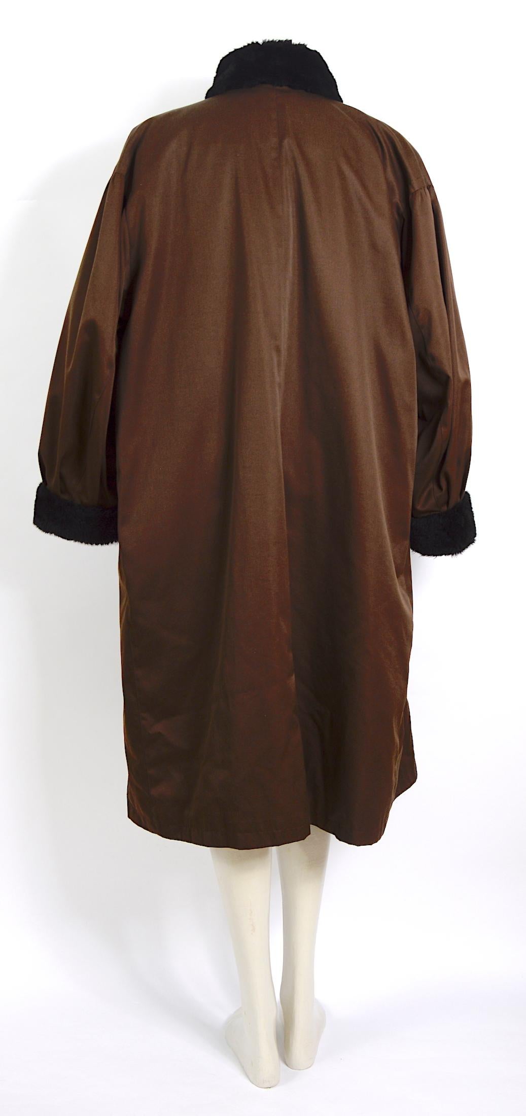 brown chinchilla coat