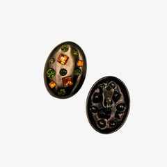 Vintage Yves Saint Laurent Clip-On Earrings, 1980s