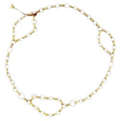 Vintage Yves Saint Laurent Double Disc Chain Belt