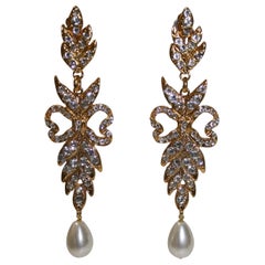 Vintage Yves Saint Laurent Drop Earrings