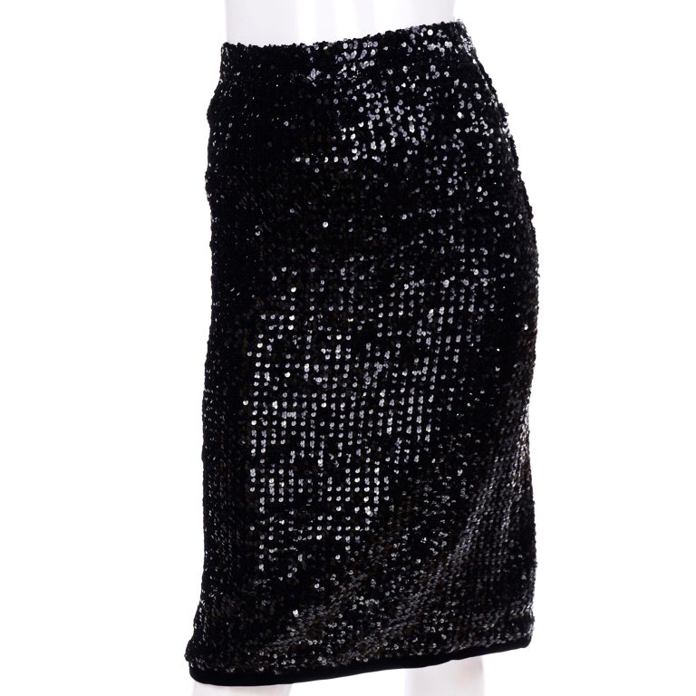 Vintage Yves Saint Laurent Evening Dress Alternative Black Skirt Suit W ...