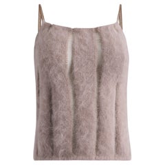 Vintage Yves Saint Laurent F/W 2001 Pink Angora Top