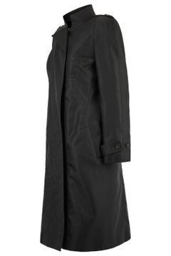 Vintage Yves Saint Laurent F/W 2003 Black Trench Coat
