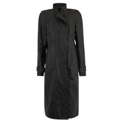 Vintage Yves Saint Laurent F&F Vintage 2003 Black Trench Coat