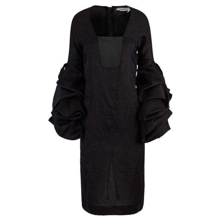 ysl runway dress At Paris Fashion Week, Saint Laurent Turns Power Dressing Into the Chicest Uniform
