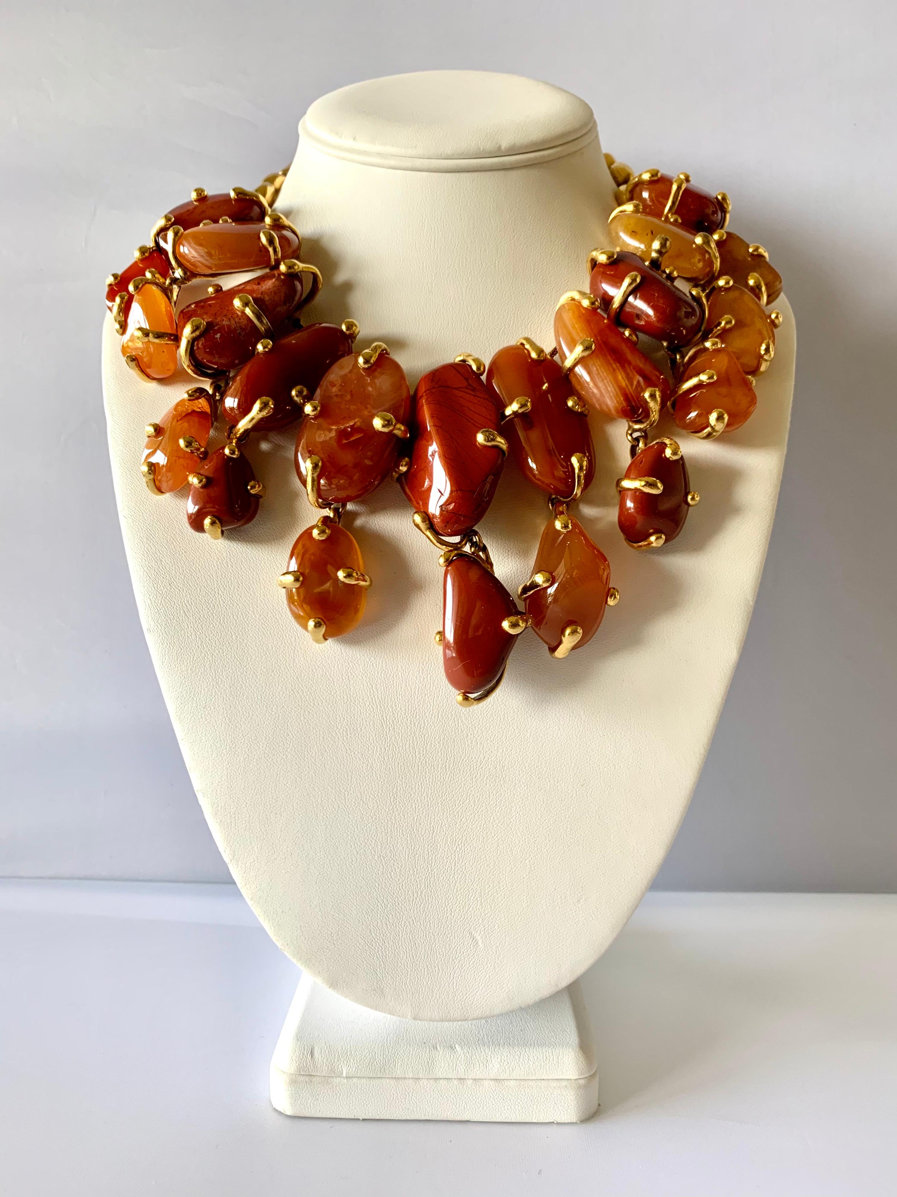 carnelian choker