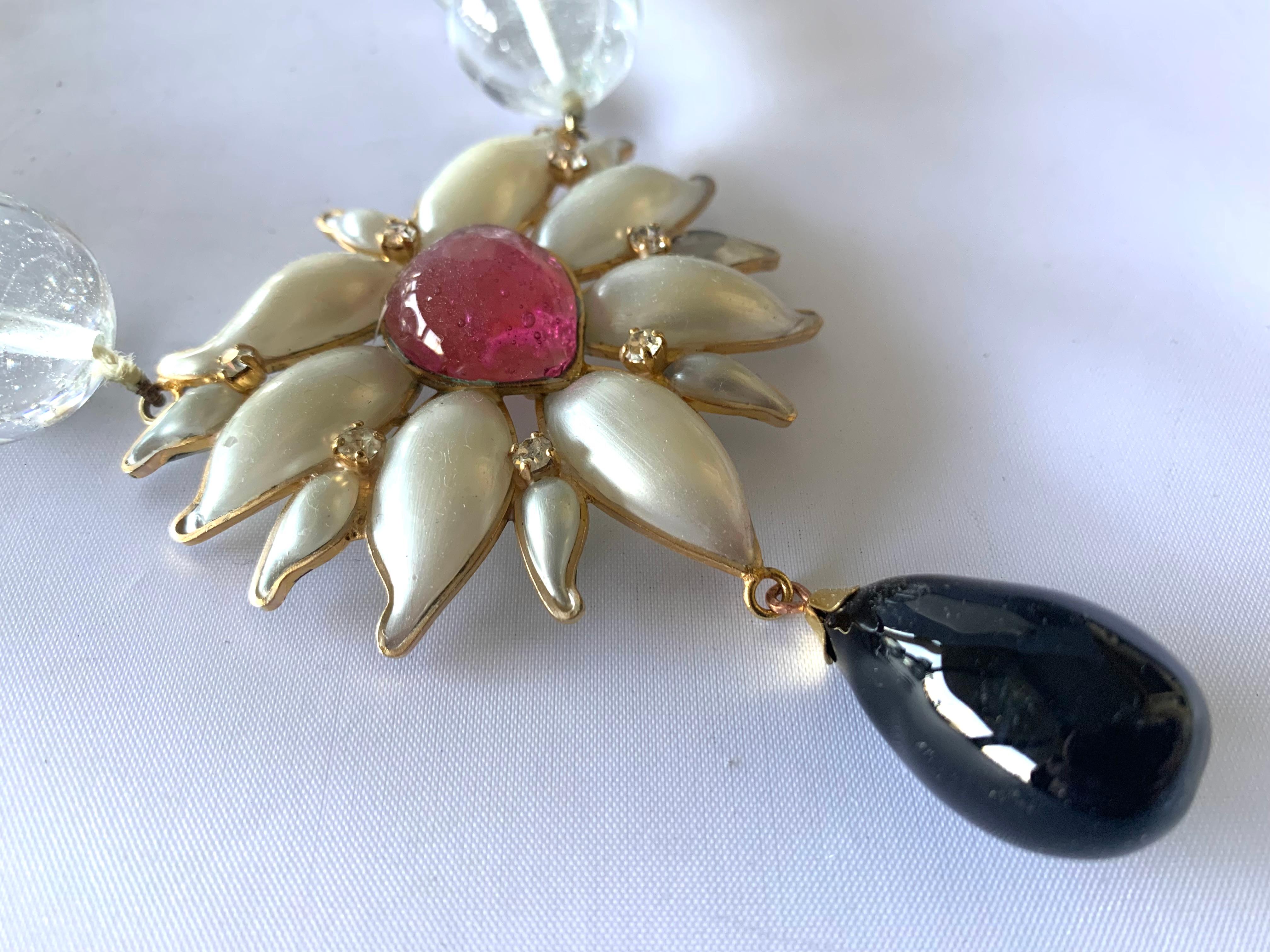 Women's Vintage Yves Saint Laurent Haute Couture Mughal Necklace