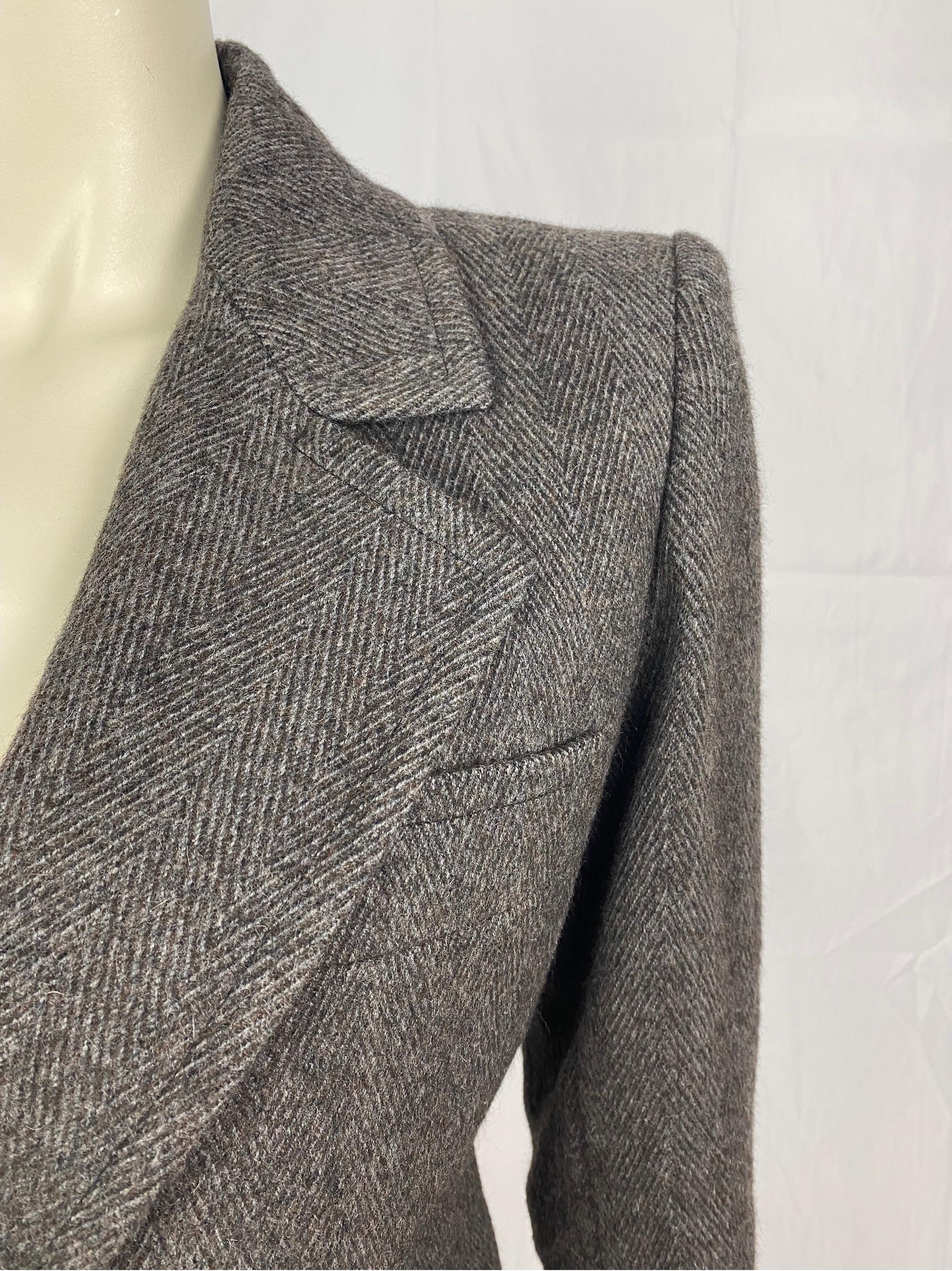 Women's Vintage Yves saint Laurent Haute couture wool jacket 