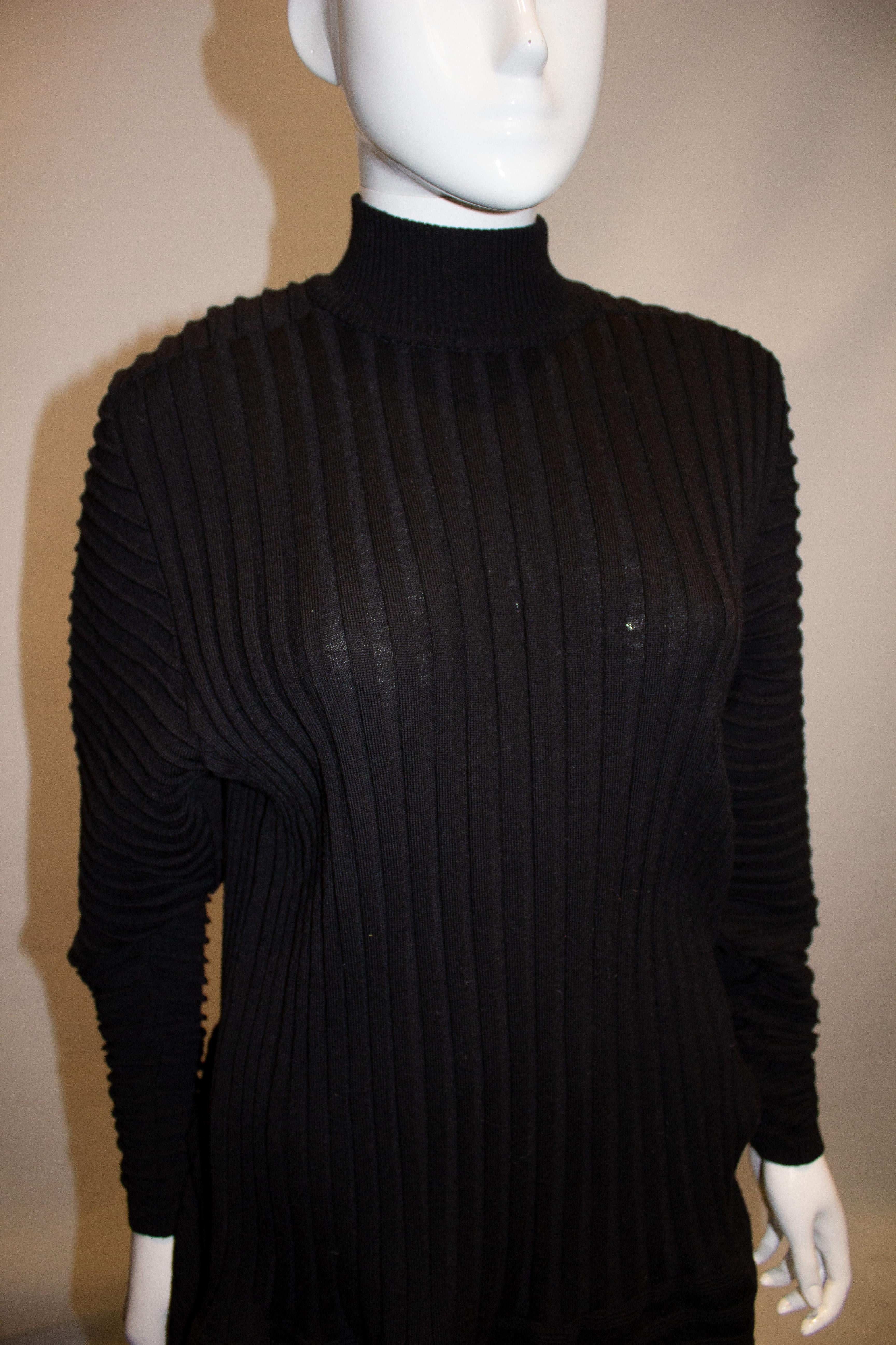   Vintage Yves Saint Laurent Knitted Tunic/Mini Dress In Good Condition In London, GB