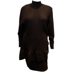 Yves Saint Laurent Strick-Tunika/Minikleid im Vintage-Stil