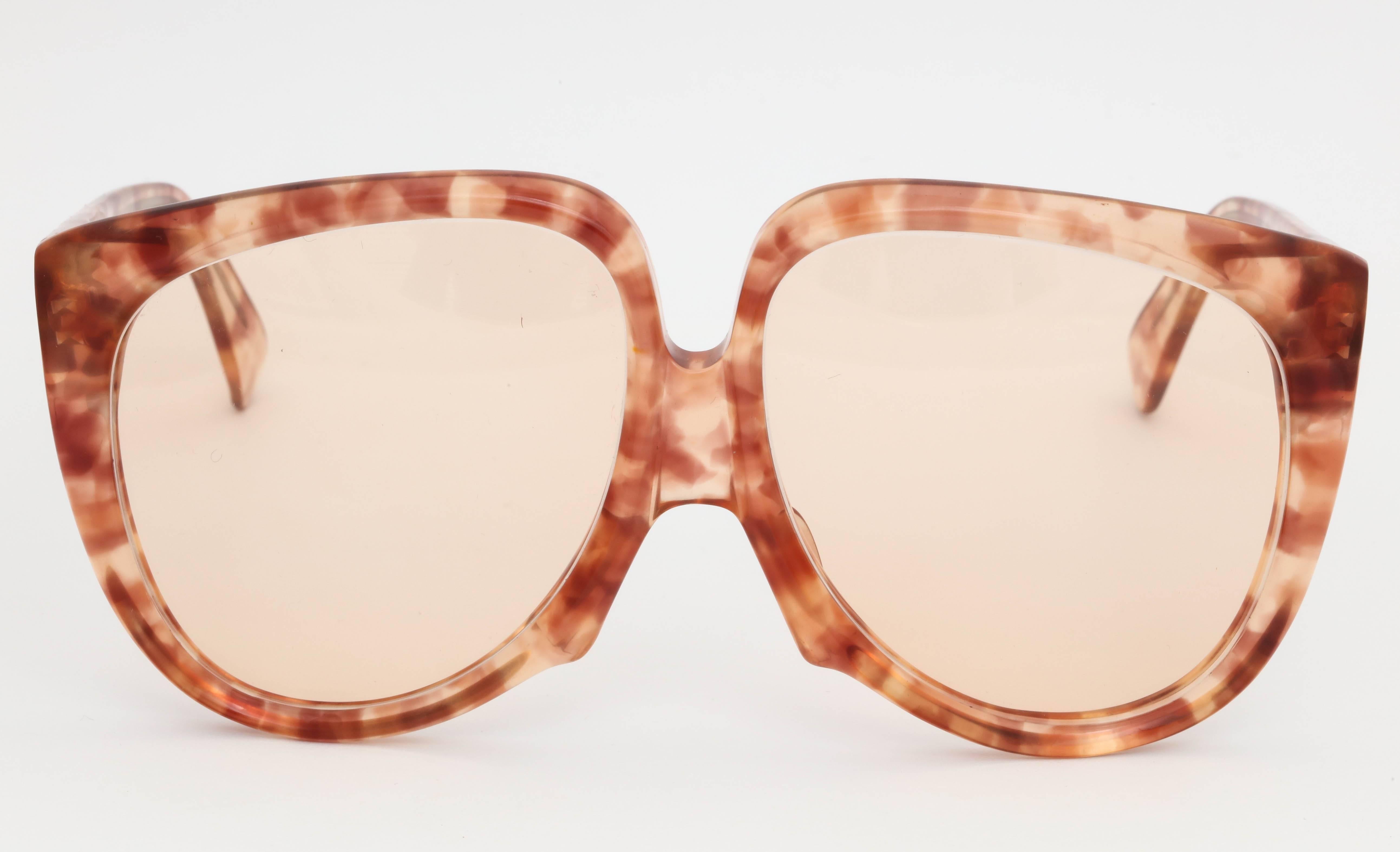 Women's Vintage Yves Saint Laurent Large Sunglasses For Sale