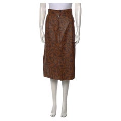 Vintage Yves Saint Laurent leather skirt, 1980s