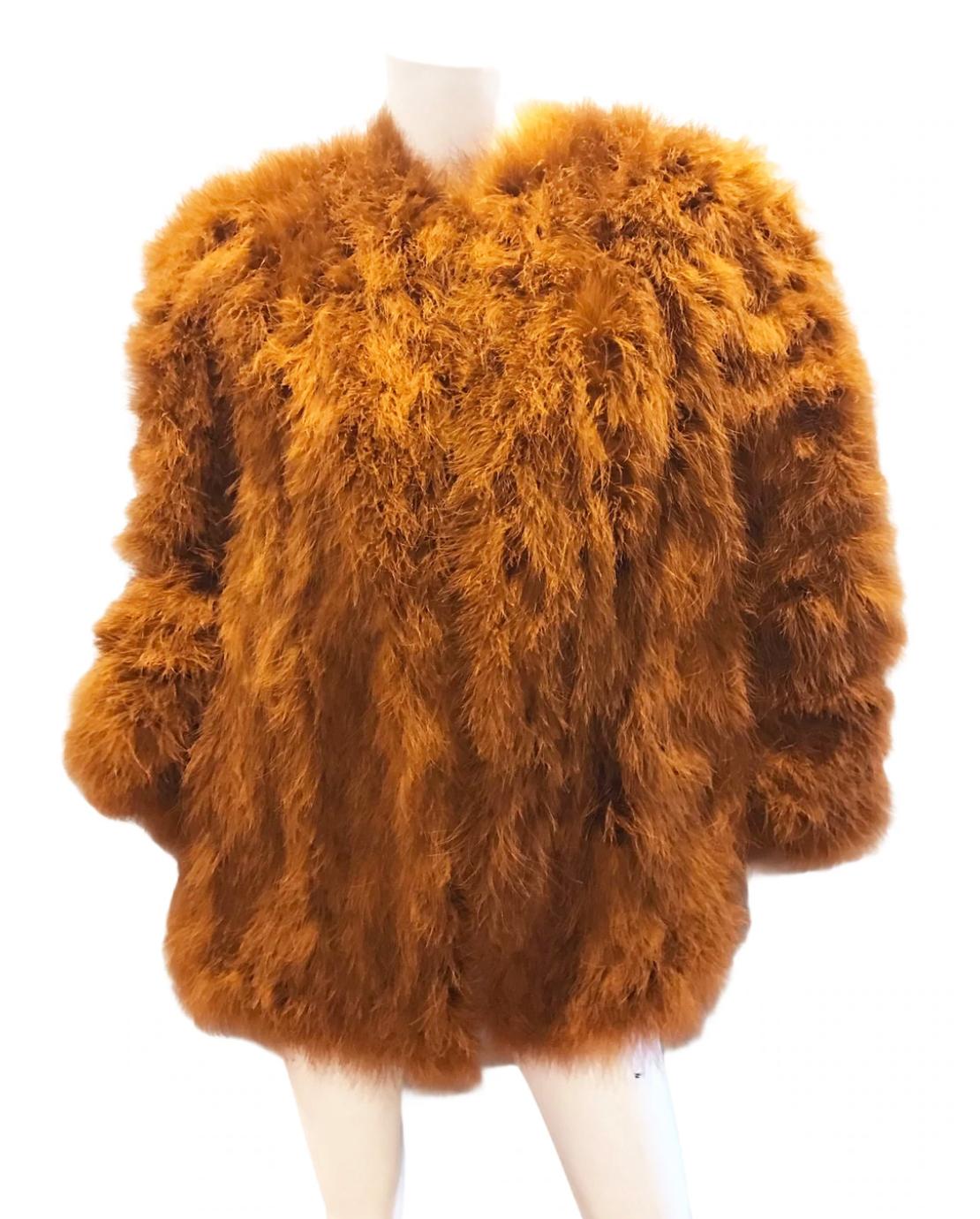 Women's Vintage Yves Saint Laurent Marabou Chubby