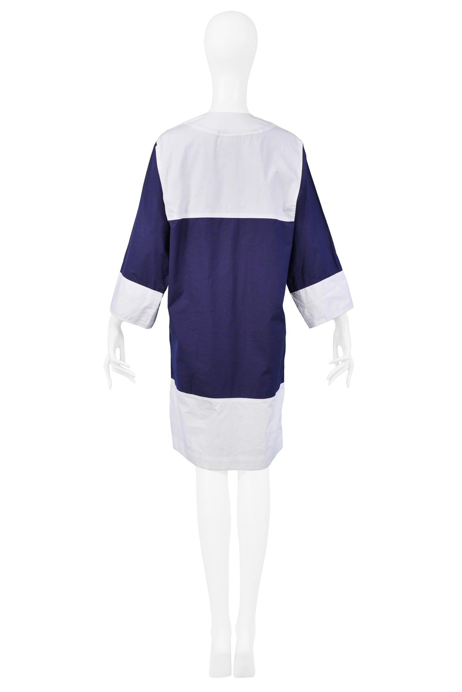 white cotton tunic dress